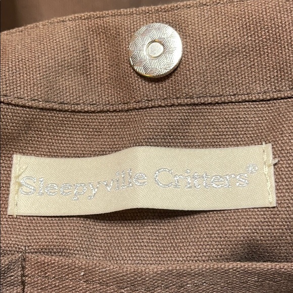 Sleepyville Critters giraffe brown canvas … - Picture 6 of 7